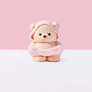 Beige Knitted Bear Taba Squishy