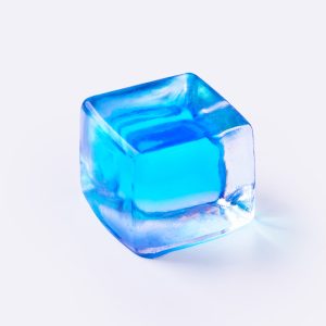 Nested Blue Ice Cube Taba Squishy