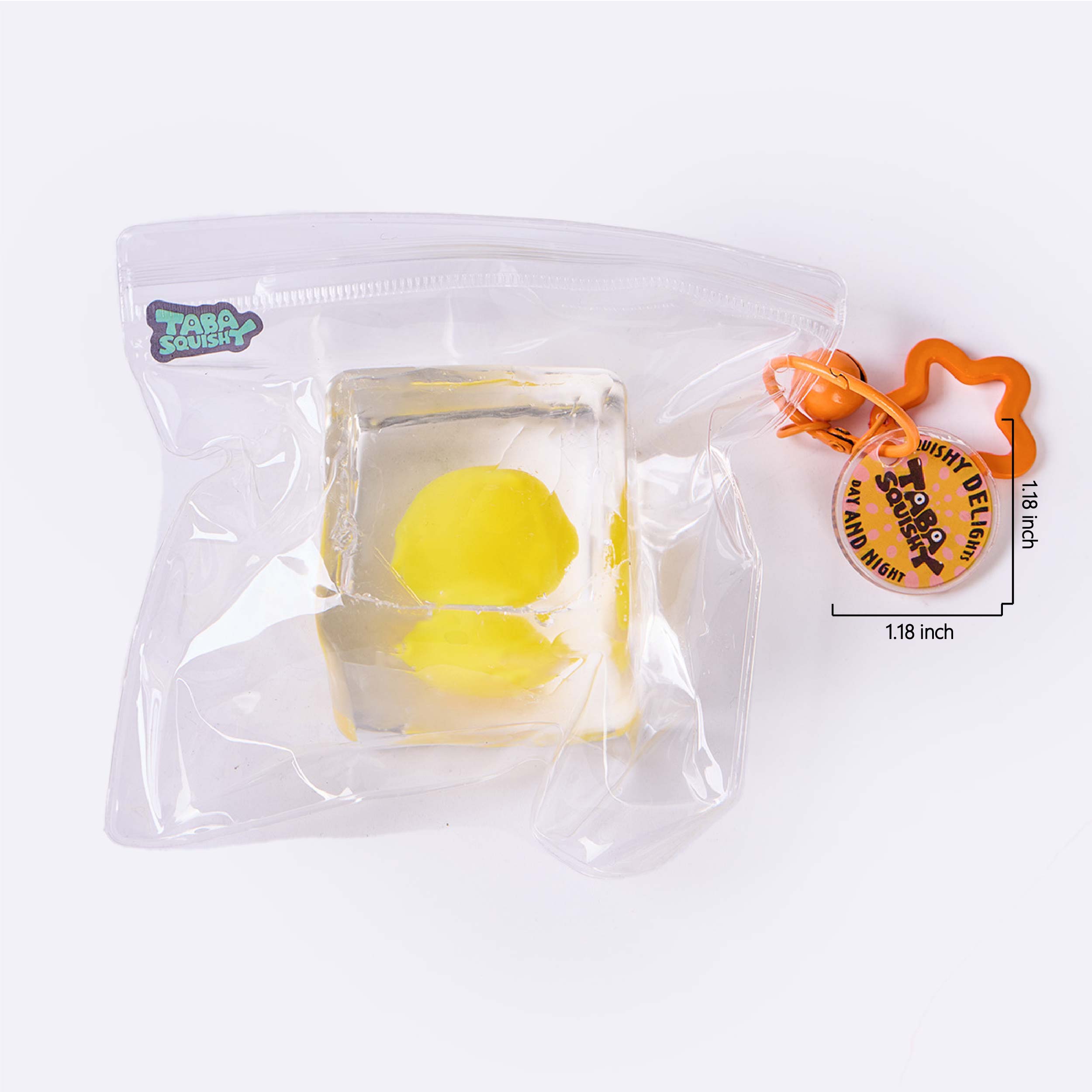 Nested Lemon Cute Ice Cube Taba Squishy - Image 6