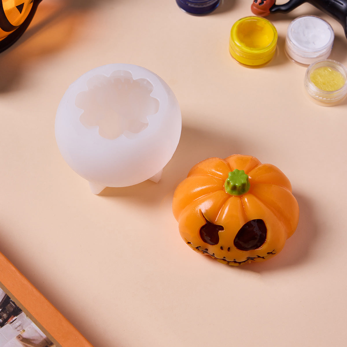 Halloween Pumpkin Taba Squishy DIY Mold Set - Image 2