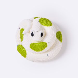 White-green Snake Taba Squishy
