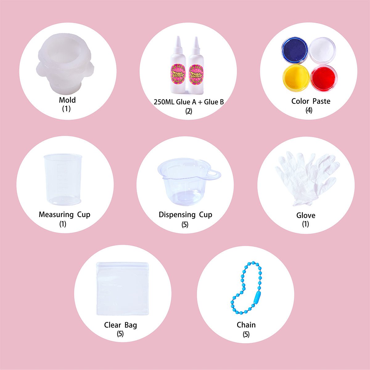 Ghost Taba Squishy DIY Mold Set - Image 4