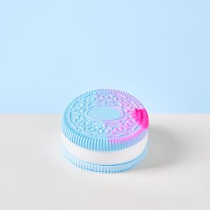 Blue-white Cookie Sandwich Taba Squishy