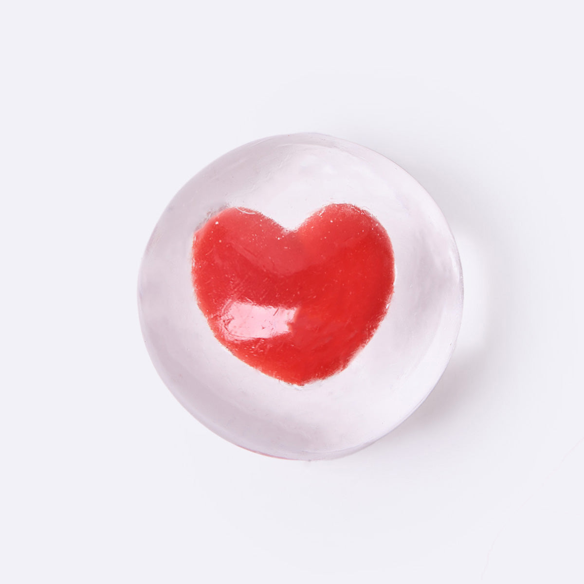 Nested Crystal Red Heart Taba Squishy