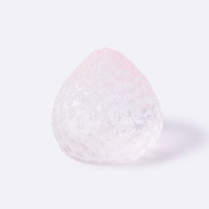 Glitter Clear-orange Strawberry Taba Squishy