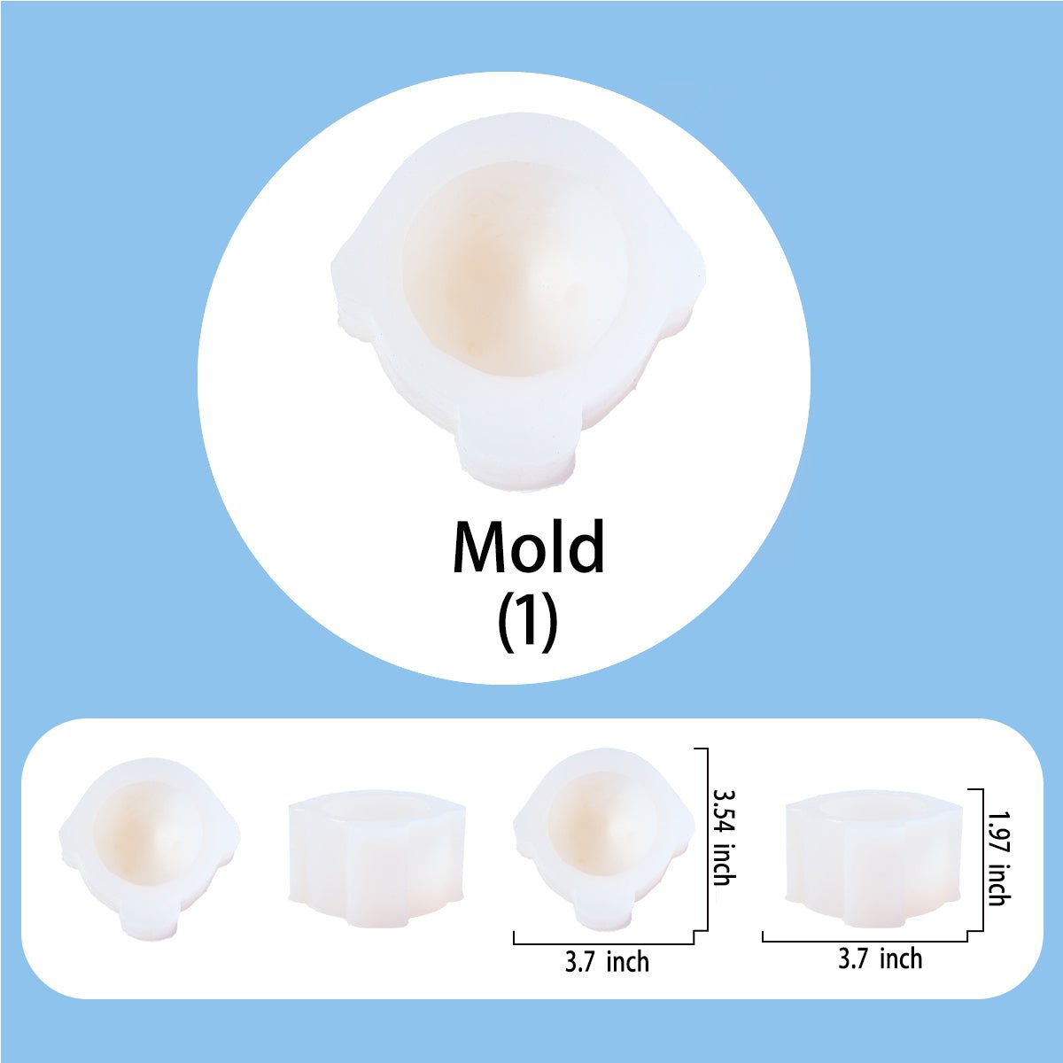 Pufferfish Taba Squishy DIY Mold Set - Image 2