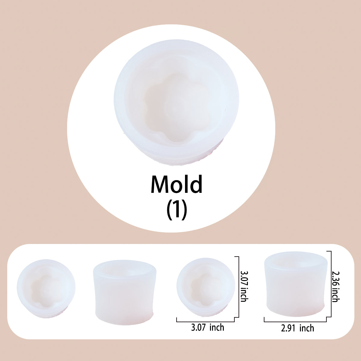 Pudding Taba Squishy DIY Mold Set - Image 2
