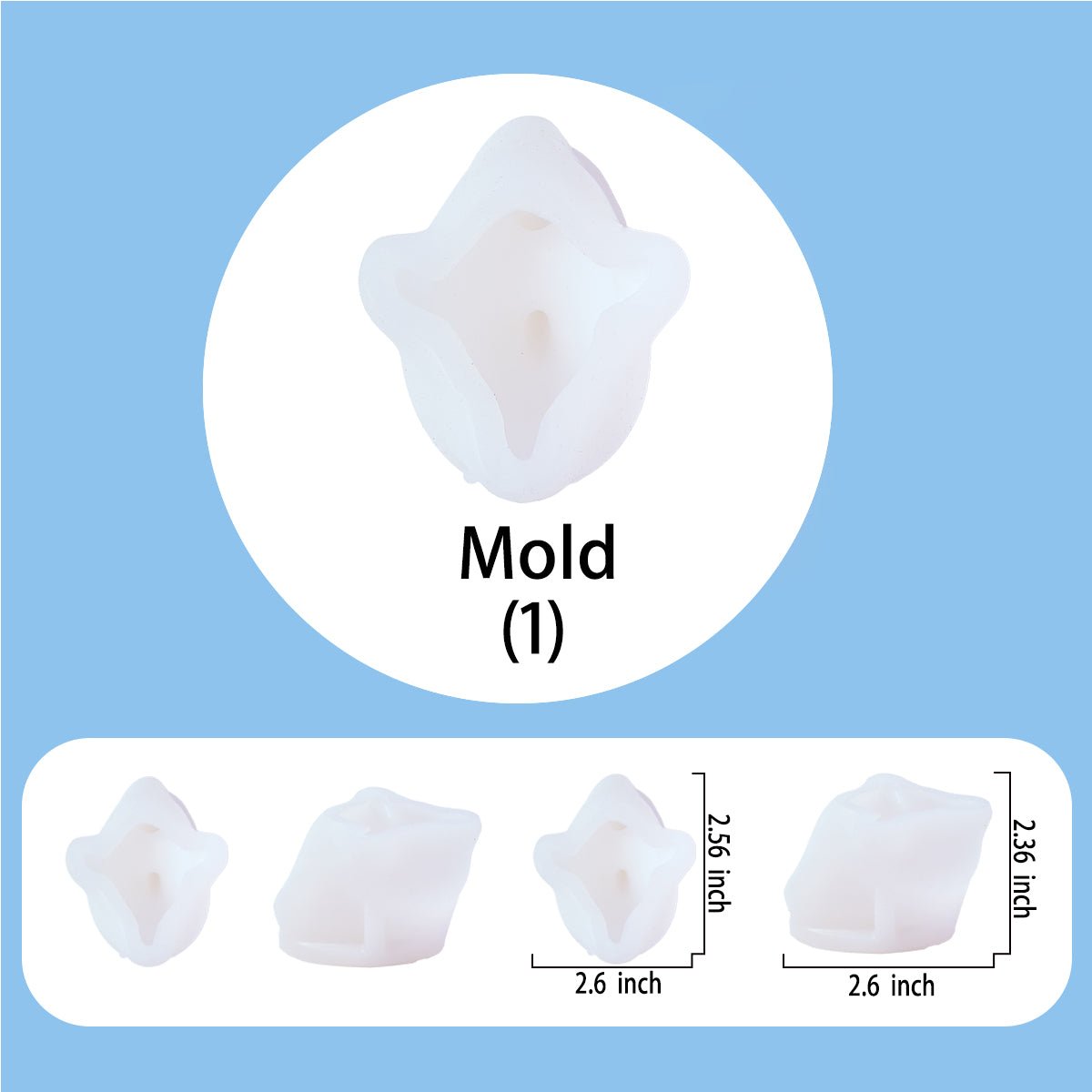 Dolphin Taba Squishy DIY Mold Set - Image 2