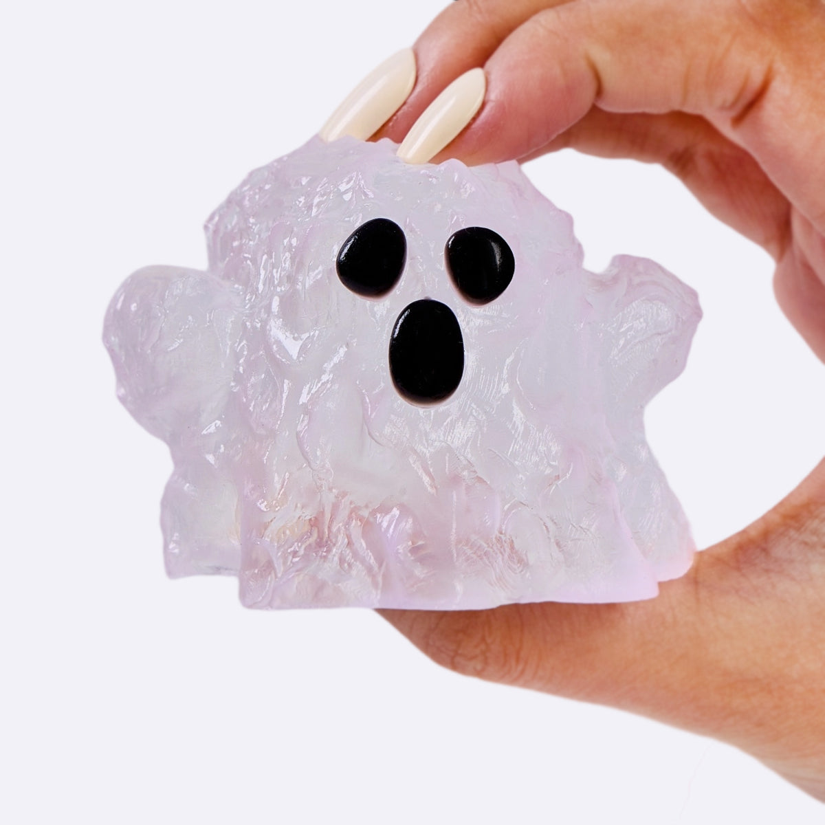 Clear-pink Ghost Taba Squishy - Image 5