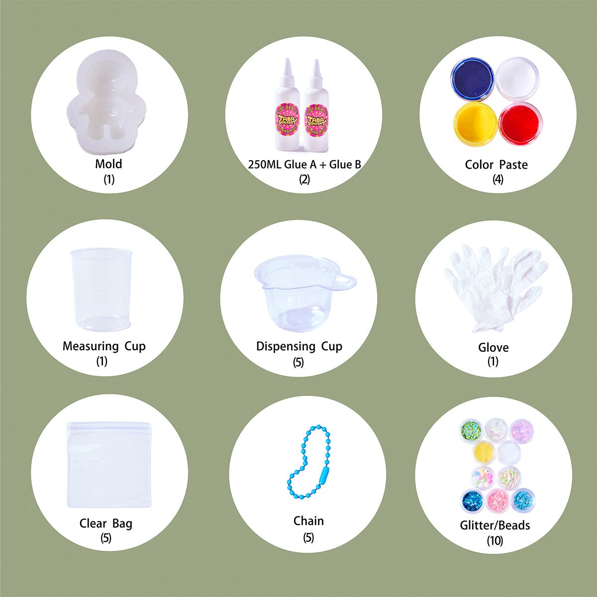 Mummy Taba Squishy DIY Mold Set - Image 5