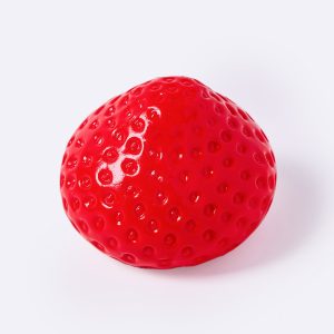 Red Strawberry Taba Squishy - Playdough Like