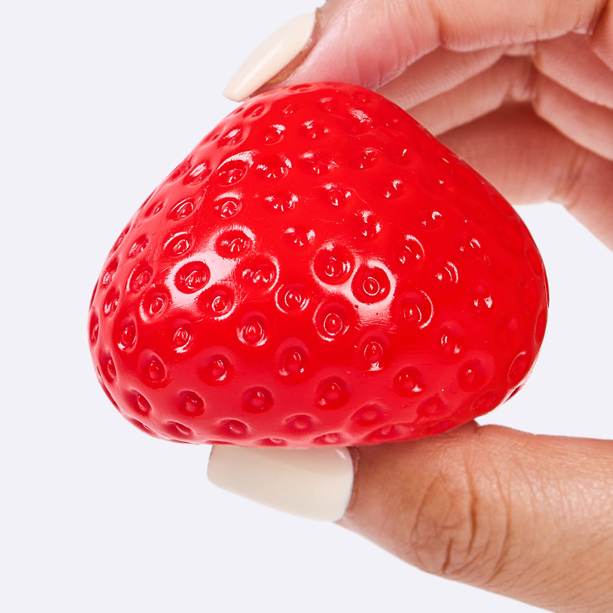 Red Strawberry Taba Squishy - Playdough Like - Image 4