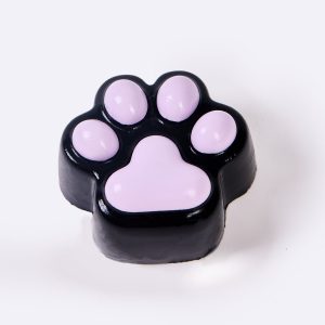 62g Black-purple Paw Taba Squishy
