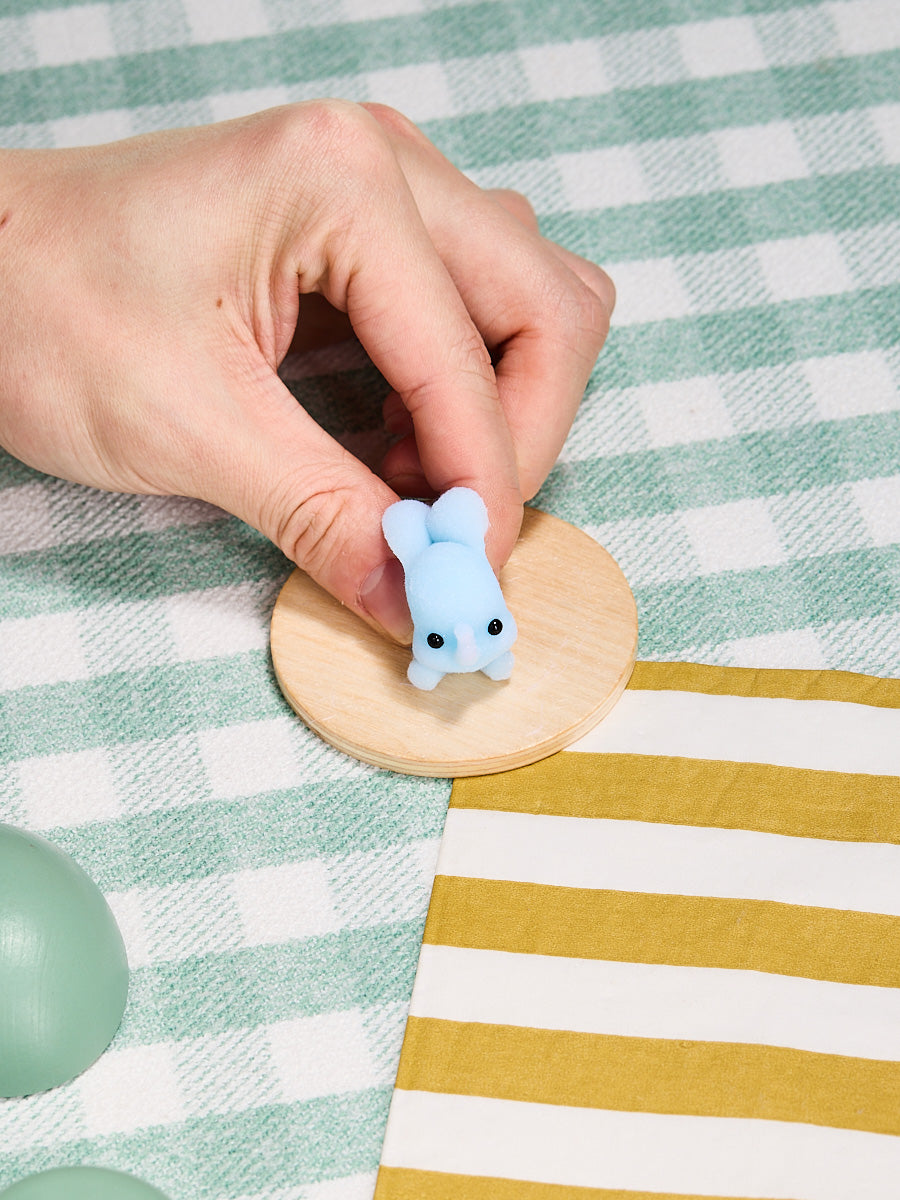 Flocked Mini Elephant Taba Squishy - Image 3