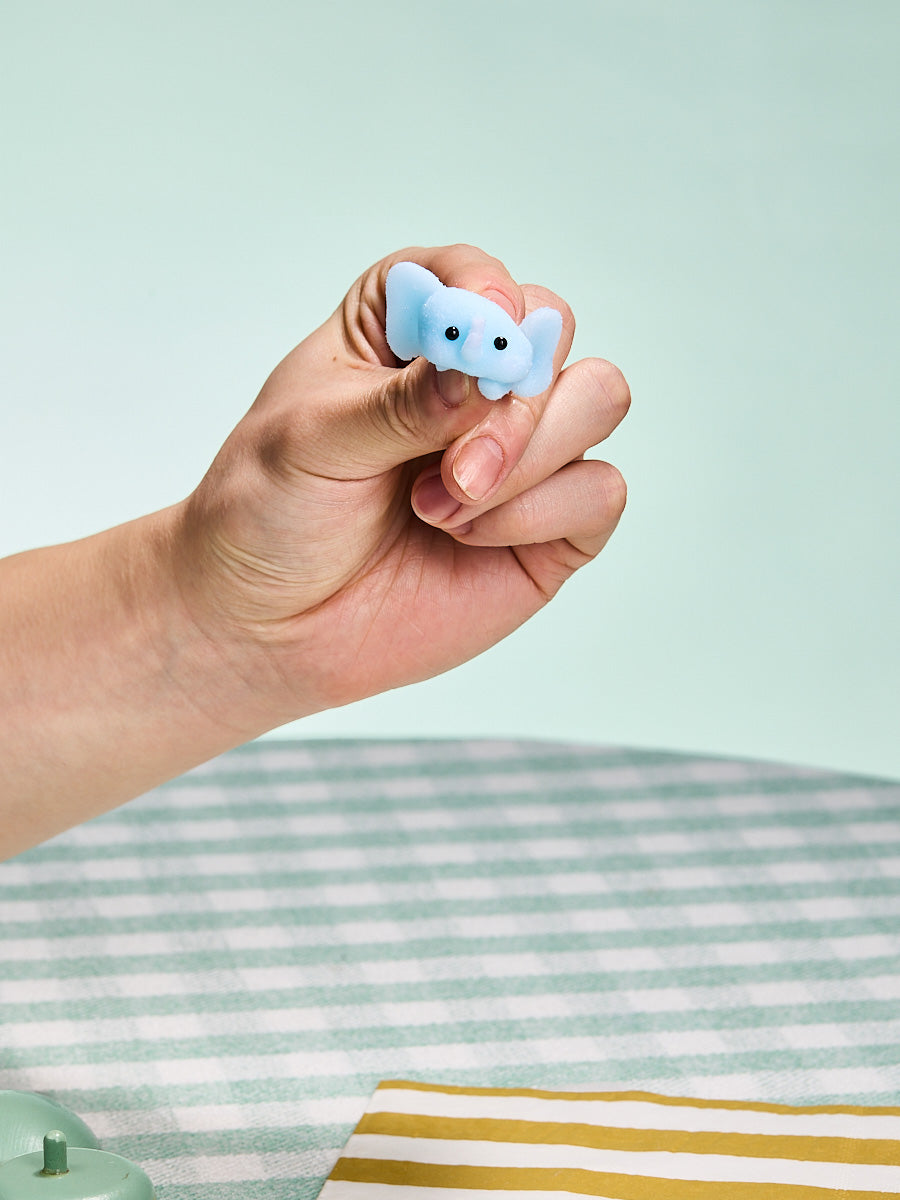 Flocked Mini Elephant Taba Squishy - Image 2