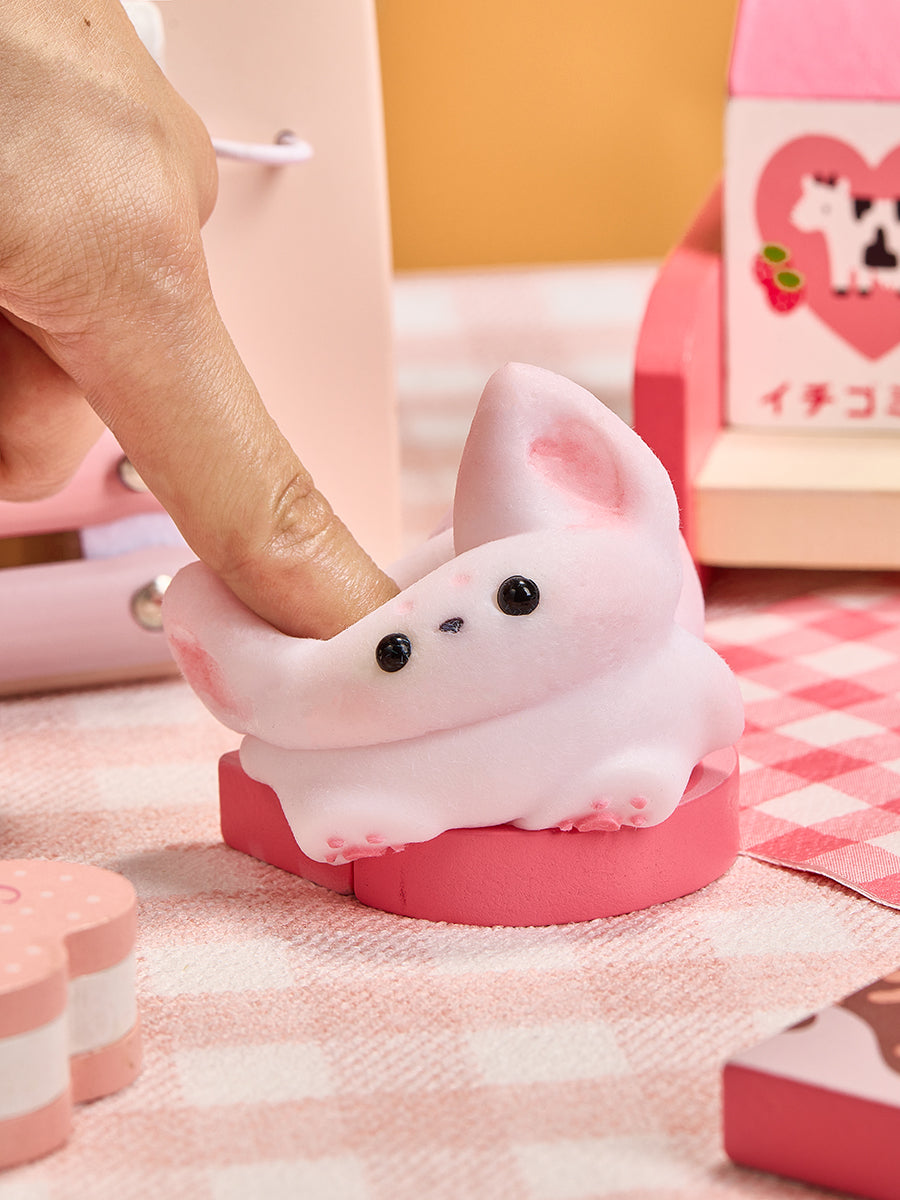Flocked Cute Fox Taba Squishy - Image 4