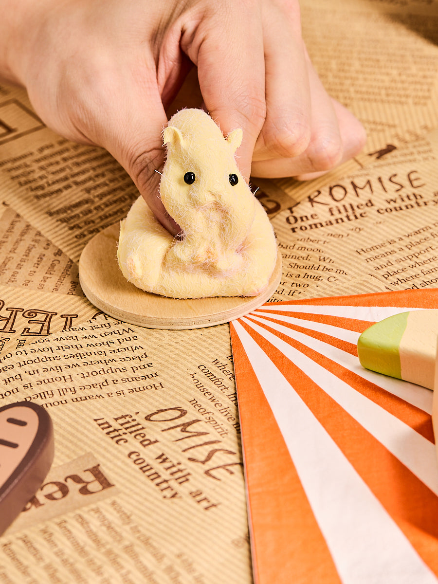 Flocked Hamster Taba Squishy - Image 6