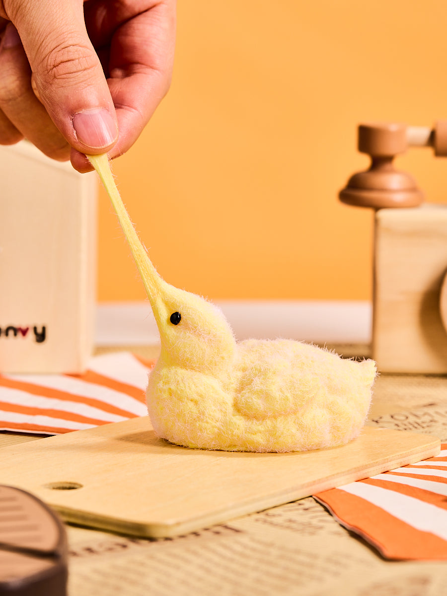Flocked Duck Taba Squishy - Image 3