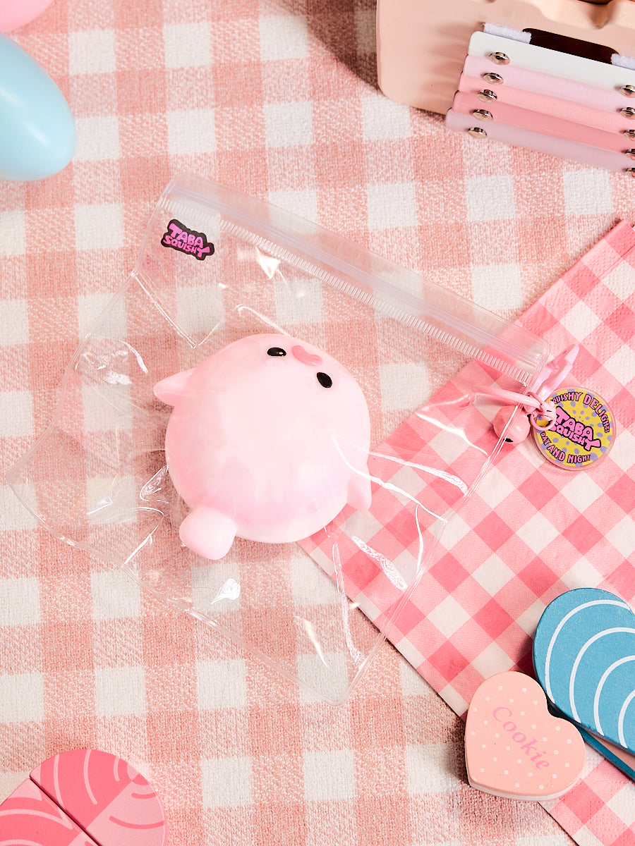 Pink Pufferfish Taba Squishy - Image 6