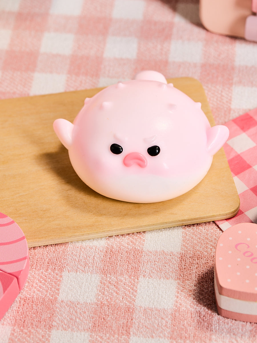 Pink Pufferfish Taba Squishy - Image 7