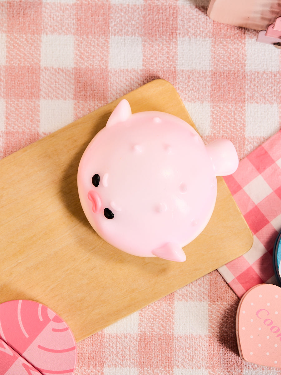 Pink Pufferfish Taba Squishy - Image 8