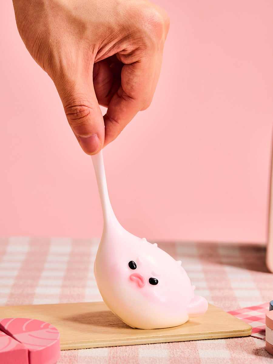 Pink Pufferfish Taba Squishy - Image 4