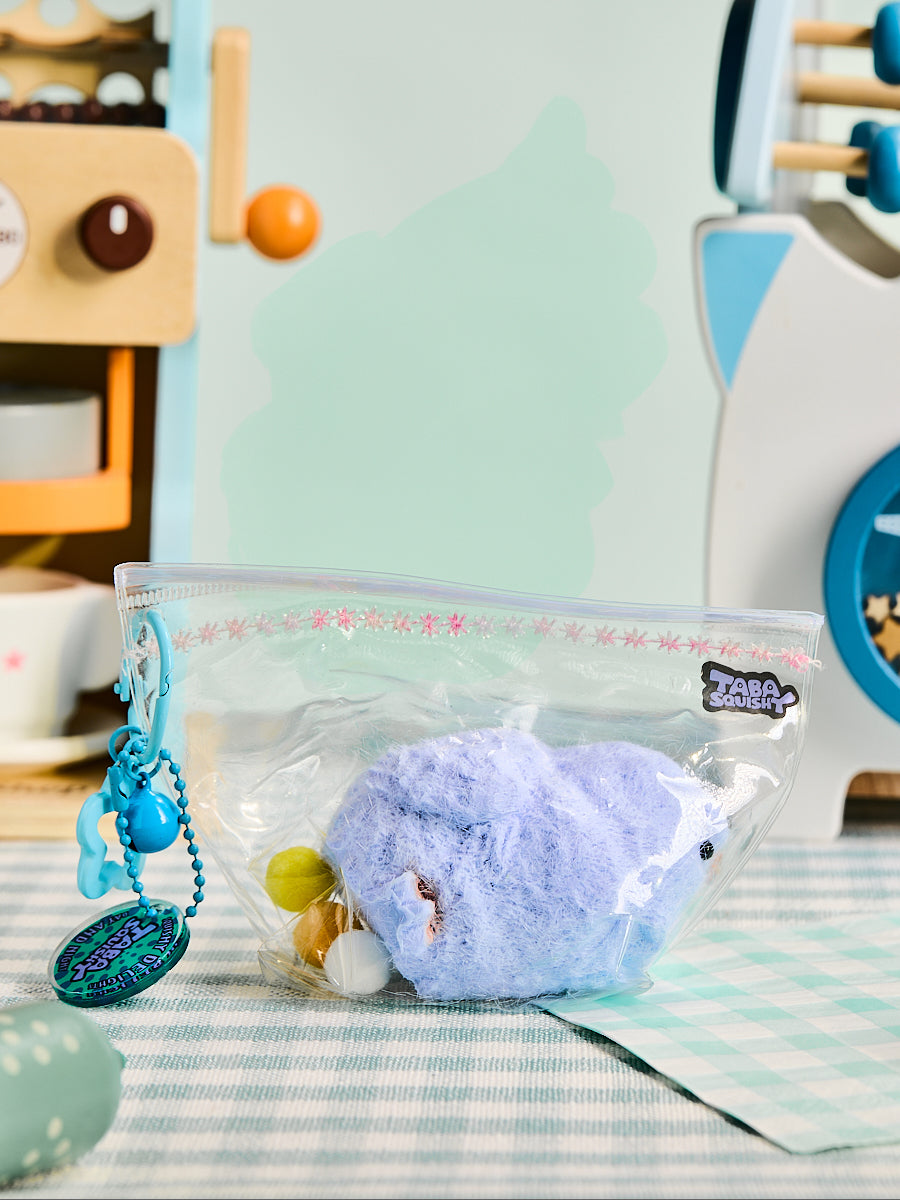 Flocked Blue Chick Taba Squishy - Image 7