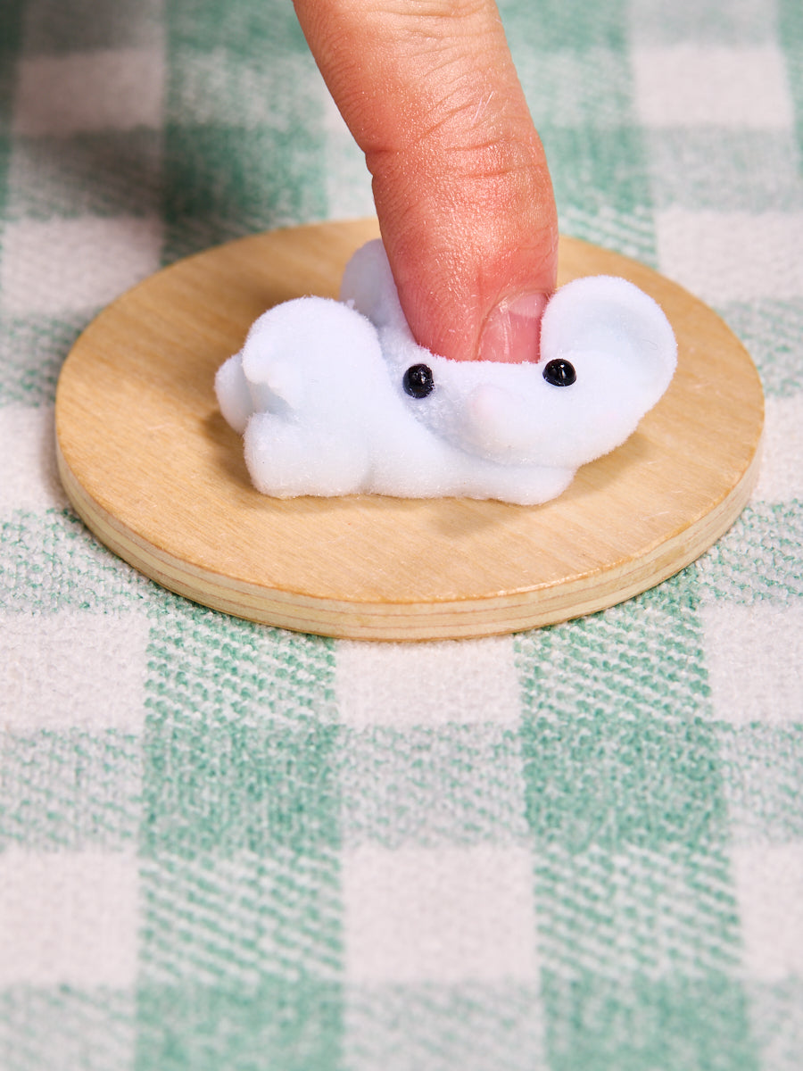 Flocked Cute Elephant Taba Squishy - Image 3