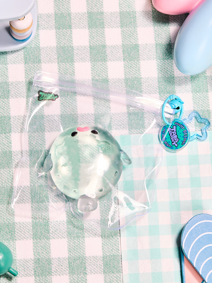 Transparent-green Pufferfish Taba Squishy - Image 5