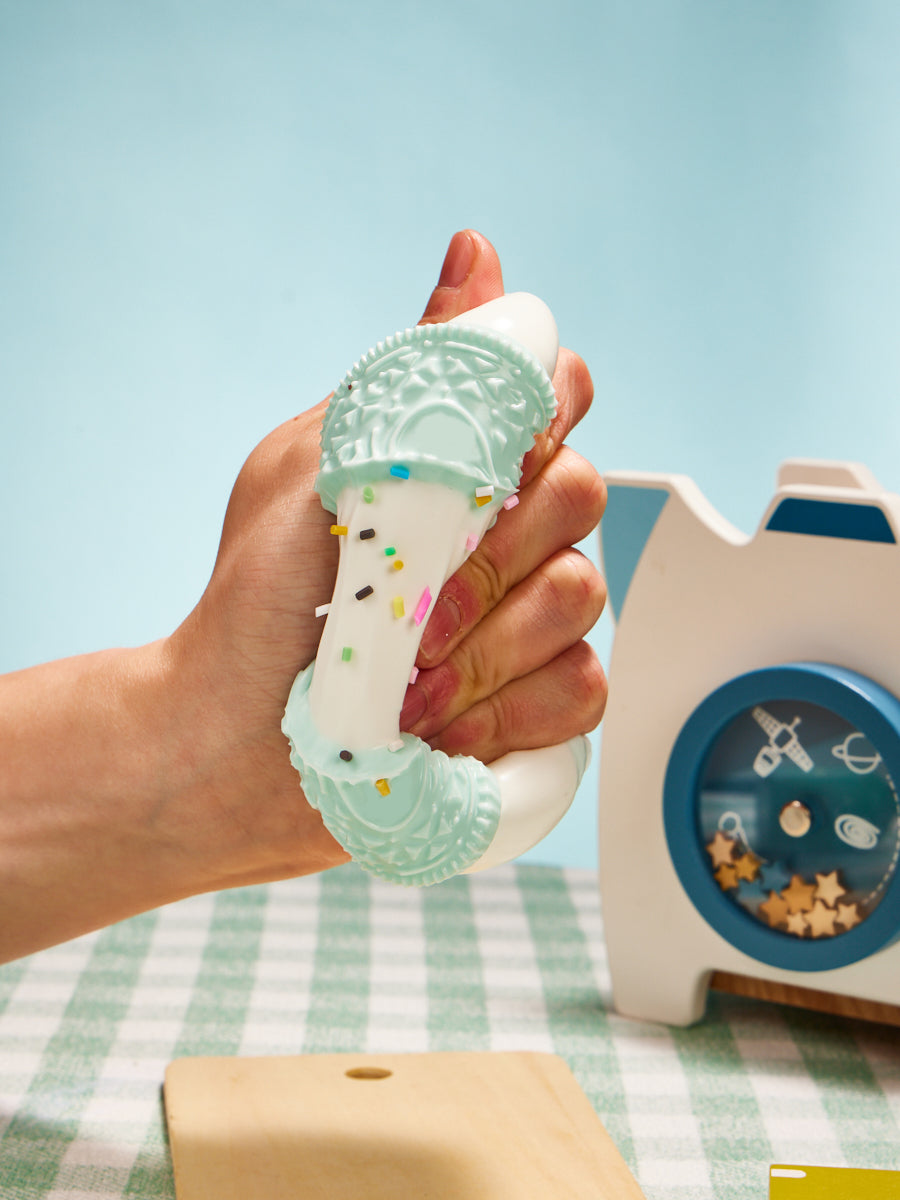White-blue Stretchy Cookie Sandwich Taba Squishy - Image 2