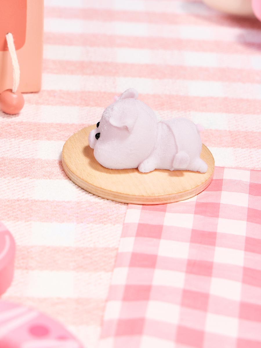 Flocked Mini Pink Pig Taba Squishy - Image 6