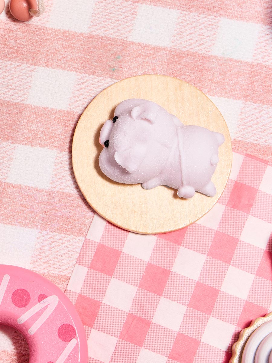 Flocked Mini Pink Pig Taba Squishy - Image 10