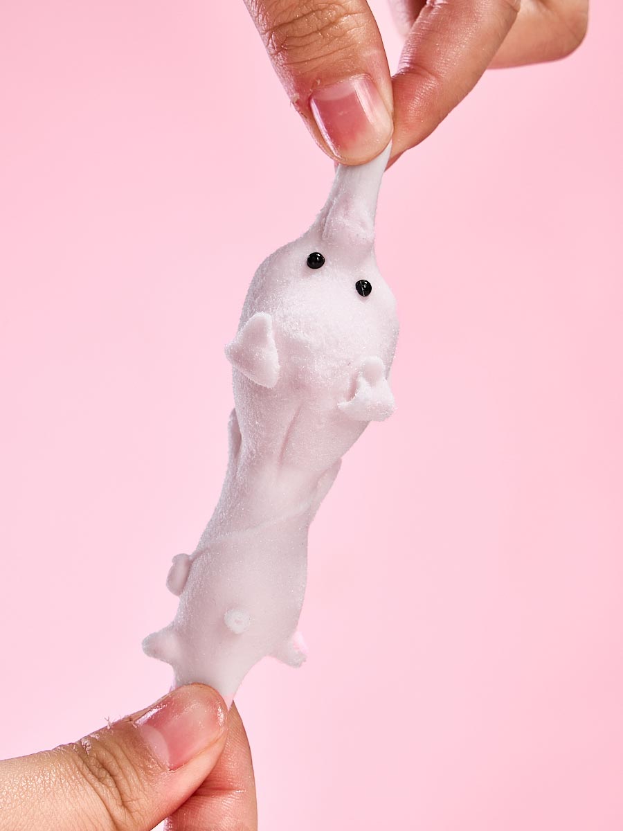 Flocked Mini Pink Pig Taba Squishy - Image 2