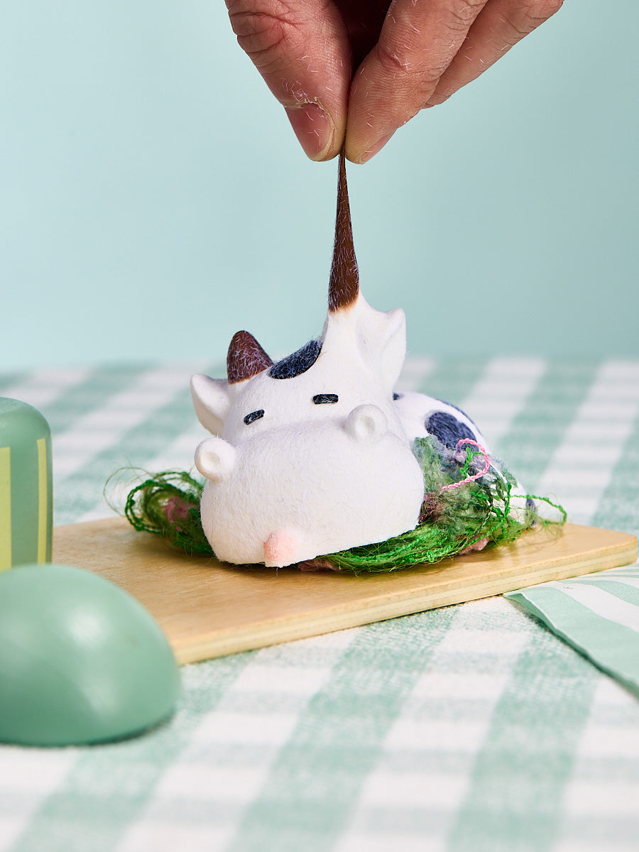 Flocked Cow Taba Squishy - Image 4