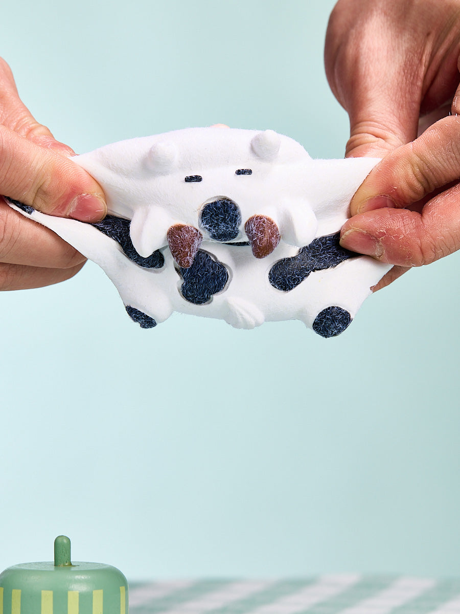 Flocked Cow Taba Squishy - Image 3