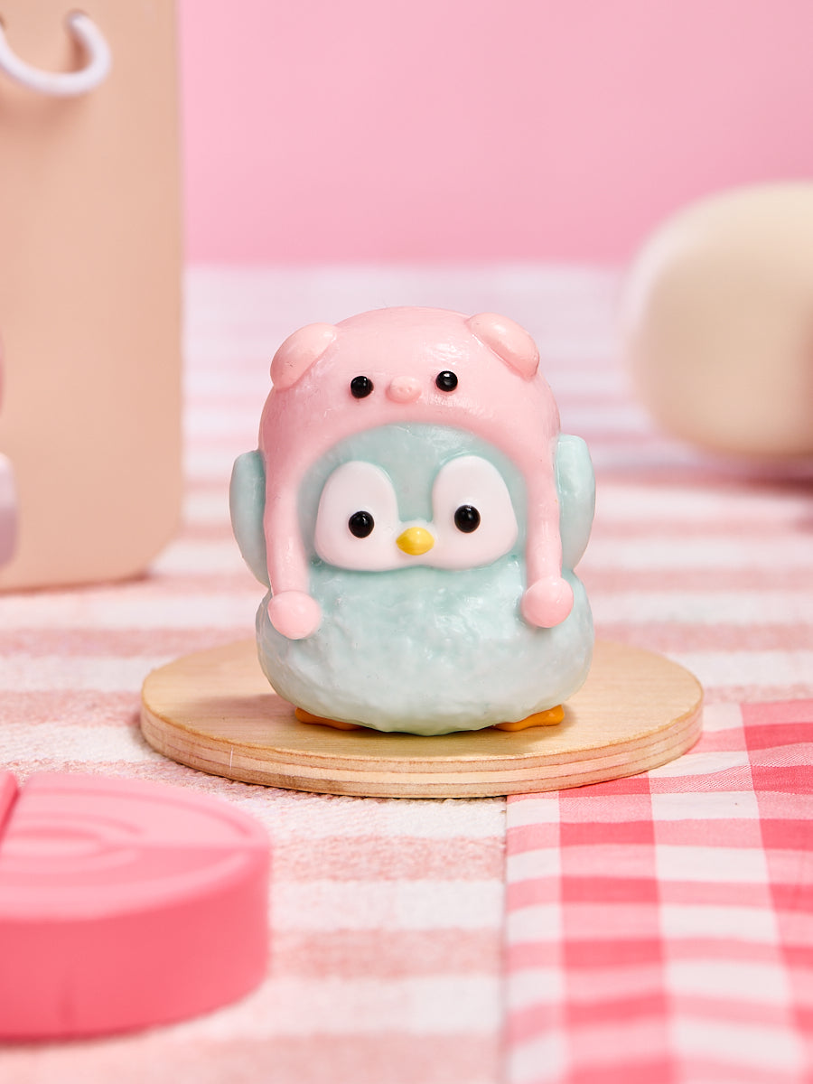 Cute Penguin with Pig Hat Taba Squishy - Image 8
