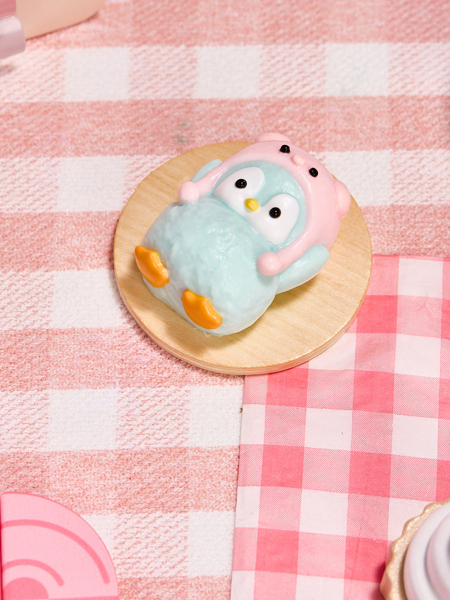 Cute Penguin with Pig Hat Taba Squishy - Image 9