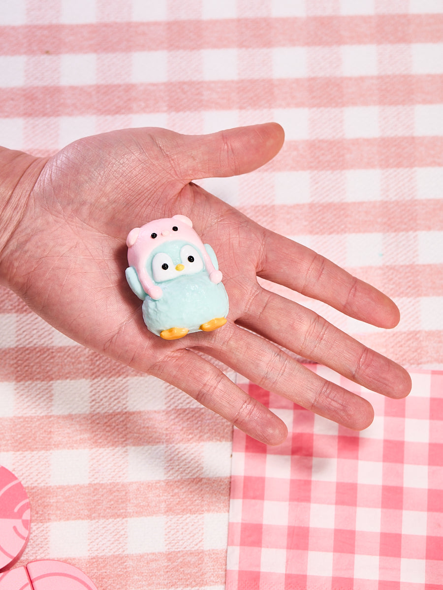 Cute Penguin with Pig Hat Taba Squishy - Image 4