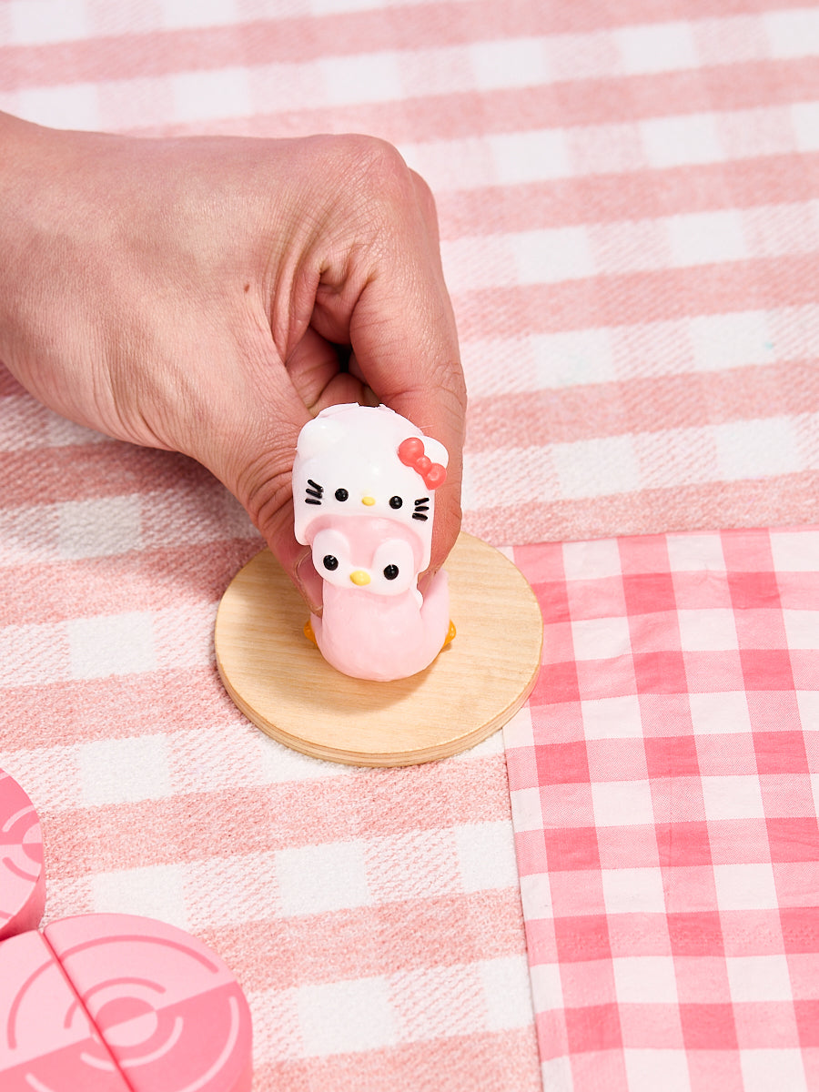 Cute Penguin with Kitten Hat Taba Squishy - Image 6