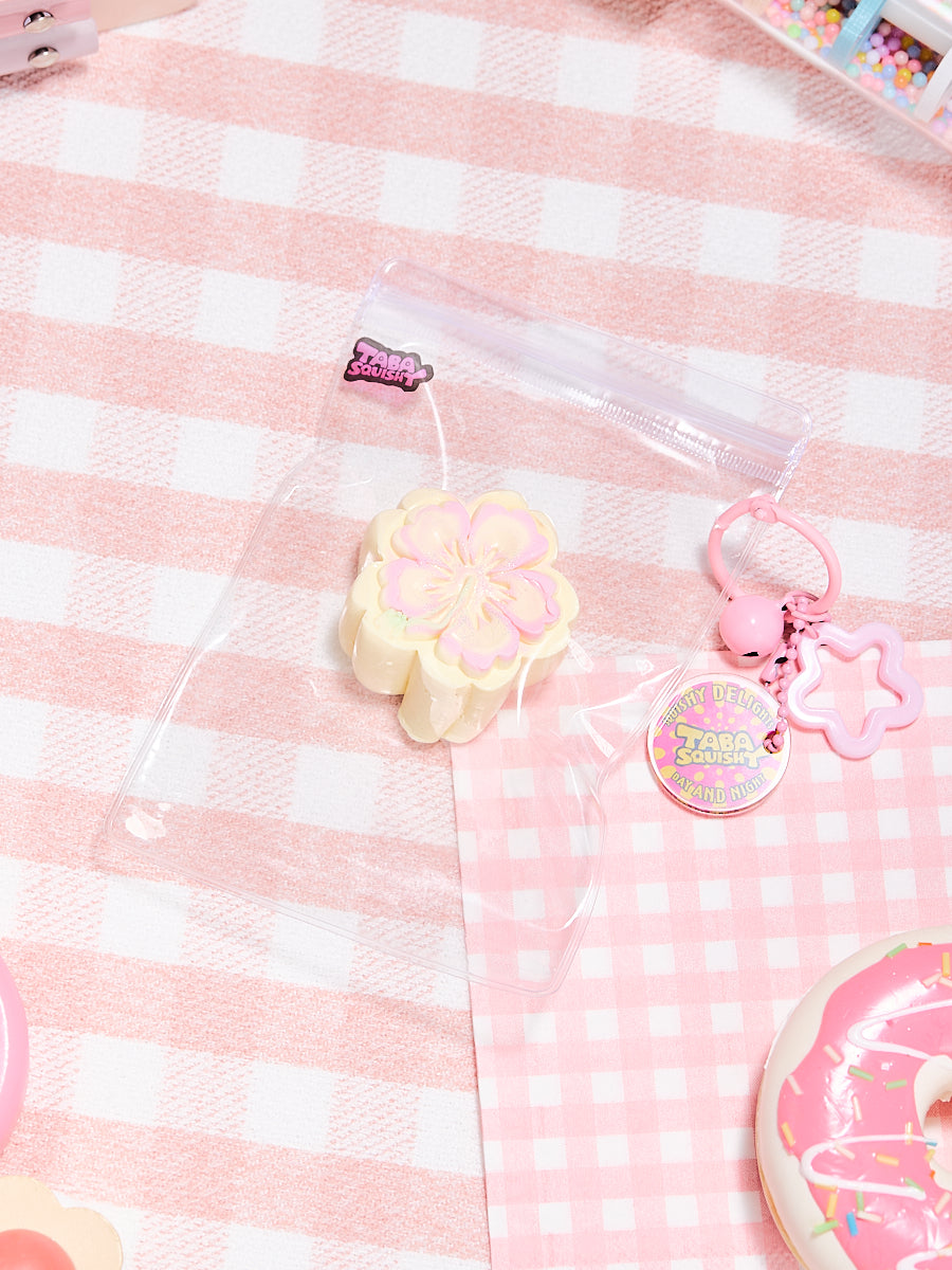 Pink Hibiscus Flower Taba Squishy - Image 4