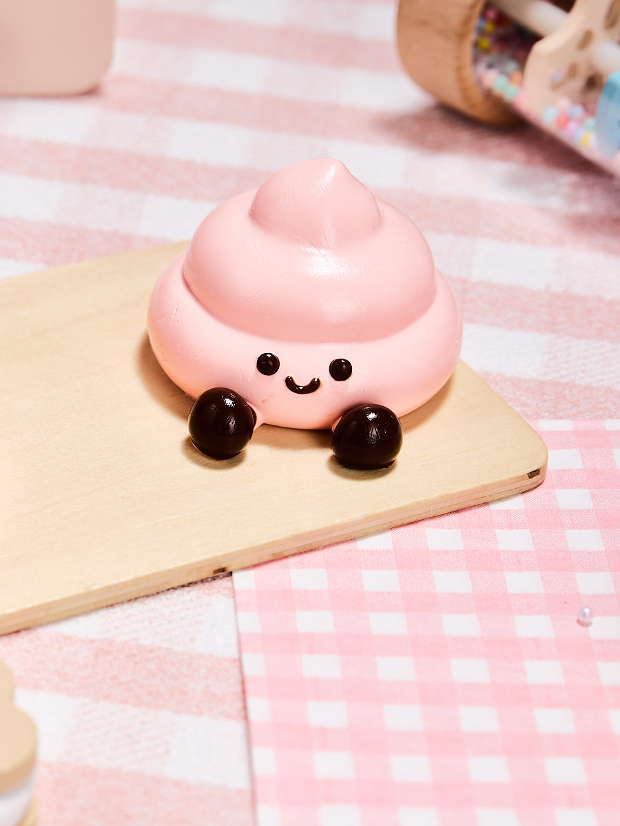 Cute Pink Poop Taba Squishy - Image 6