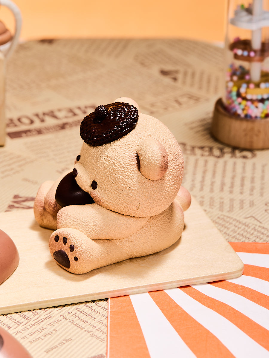Brown Heart Bear Taba Squishy - Image 6