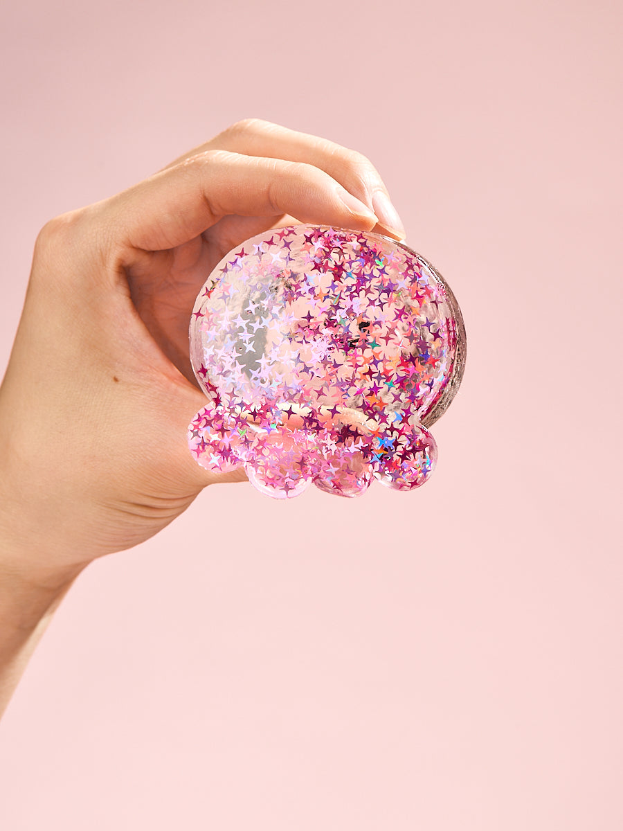 Blingbling Fuchsia Octopus Taba Squishy - Image 5
