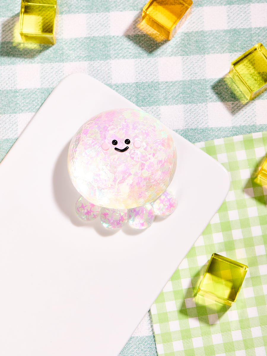 Blingbling Transparent-colorful Octopus Taba Squishy - Image 11