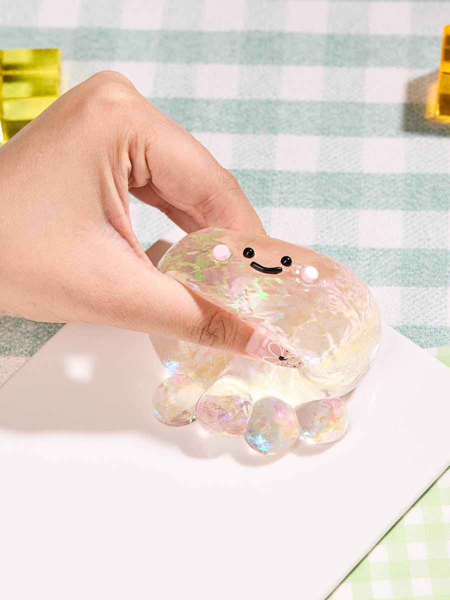 Blingbling Transparent-colorful Octopus Taba Squishy - Image 7