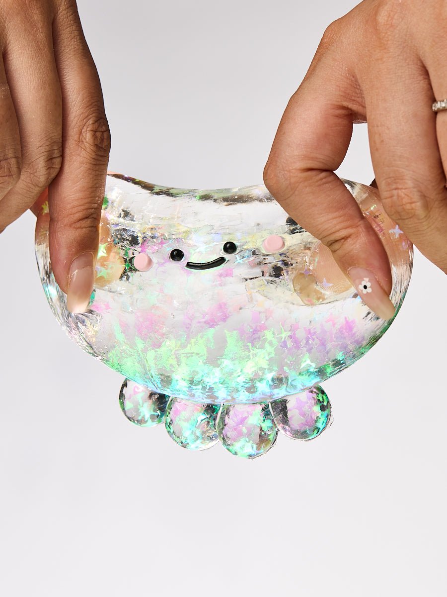 Blingbling Transparent-colorful Octopus Taba Squishy - Image 3