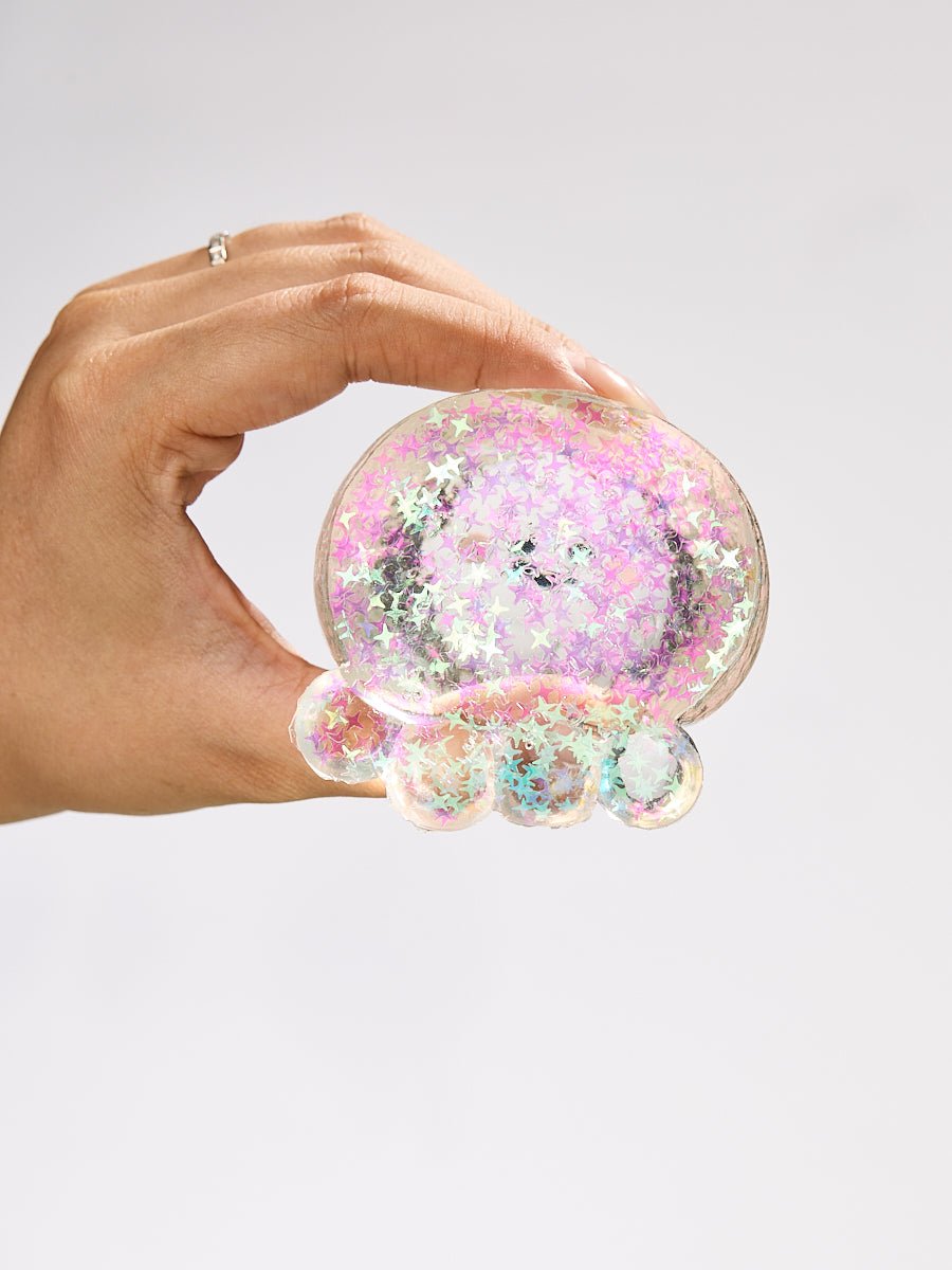 Blingbling Transparent-colorful Octopus Taba Squishy - Image 5