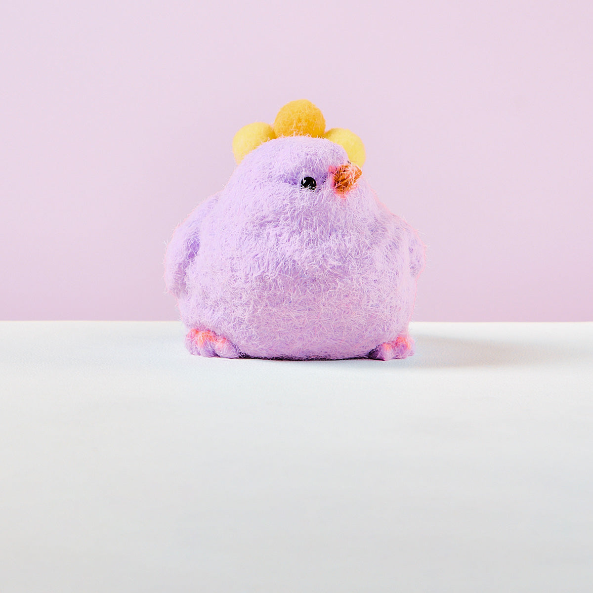 Flocked Purple Chick Taba Squishy