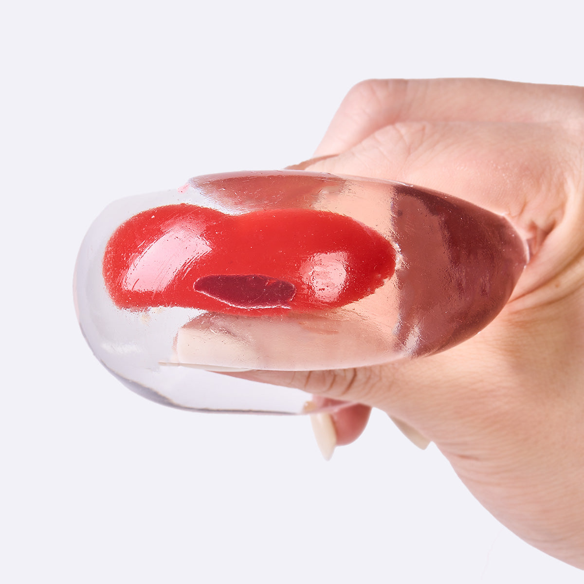 Nested Crystal Red Heart Taba Squishy - Image 2