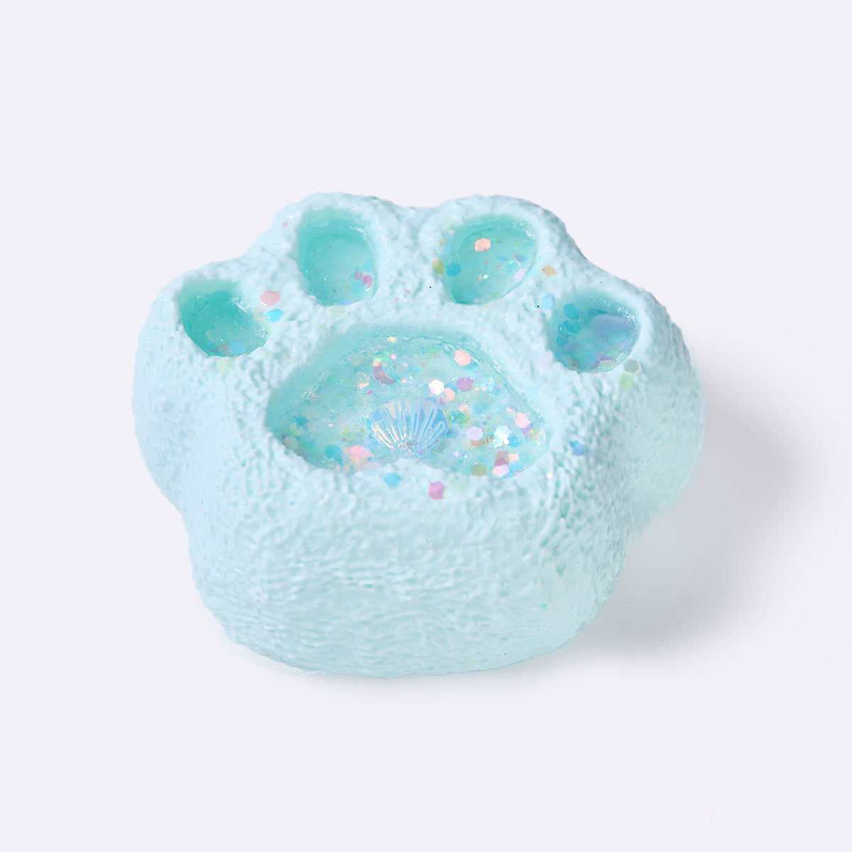 Cyan Liquid Paw Taba Squishy